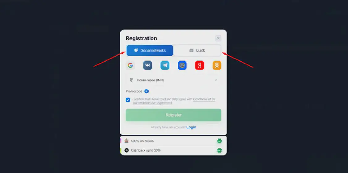 Aviator login